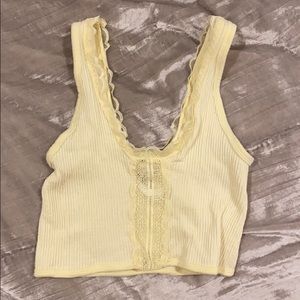 Yellow Crop Top from Urban Outfitters